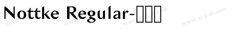 Nottke Regular字体转换